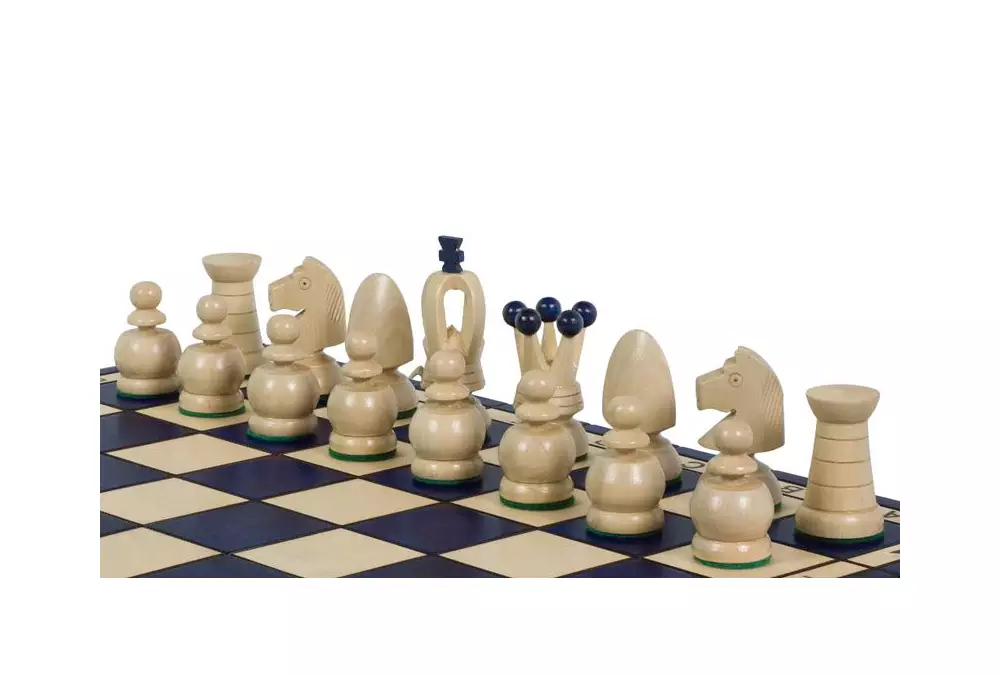 SZACHY KRÓLEWSKIE DUŻE kolor niebieski